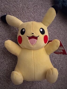 Pikachu Plush Toy - Yellow